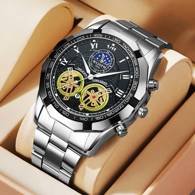 ساعات كوارتز رجالية ذات علامة  - مراجعة Smartwatch Branded Watches For Men وسعره
