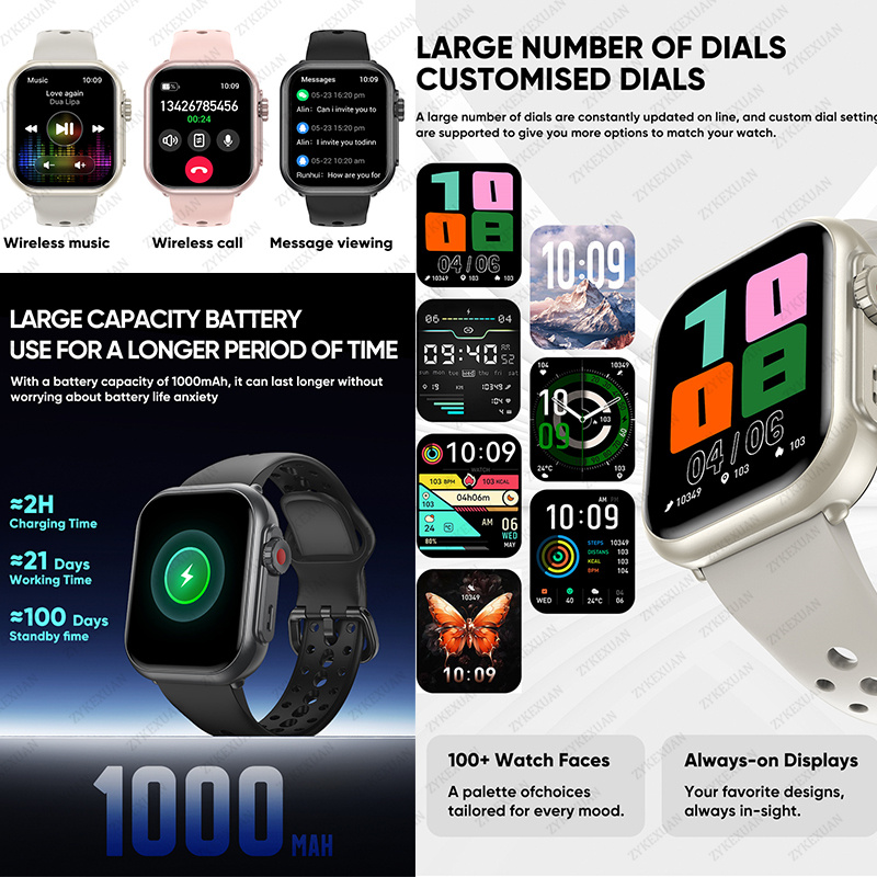ساعة Ultra K62 للرجال والنساء  - مراجعة Smartwatch Professional Watches For Men وسعره