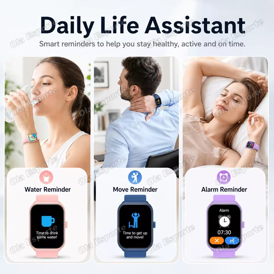 ساعة ذكية بلس للرجال والنساء م - مراجعة Smartwatch Digital Watches For Men وسعره