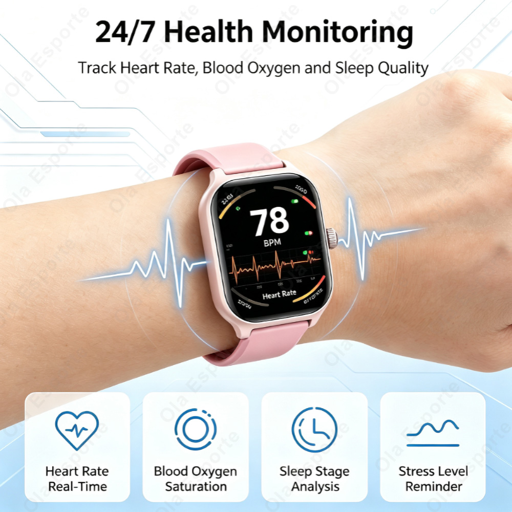 ساعة ذكية بلس للرجال والنساء م - مراجعة Smartwatch Digital Watches For Men وسعره