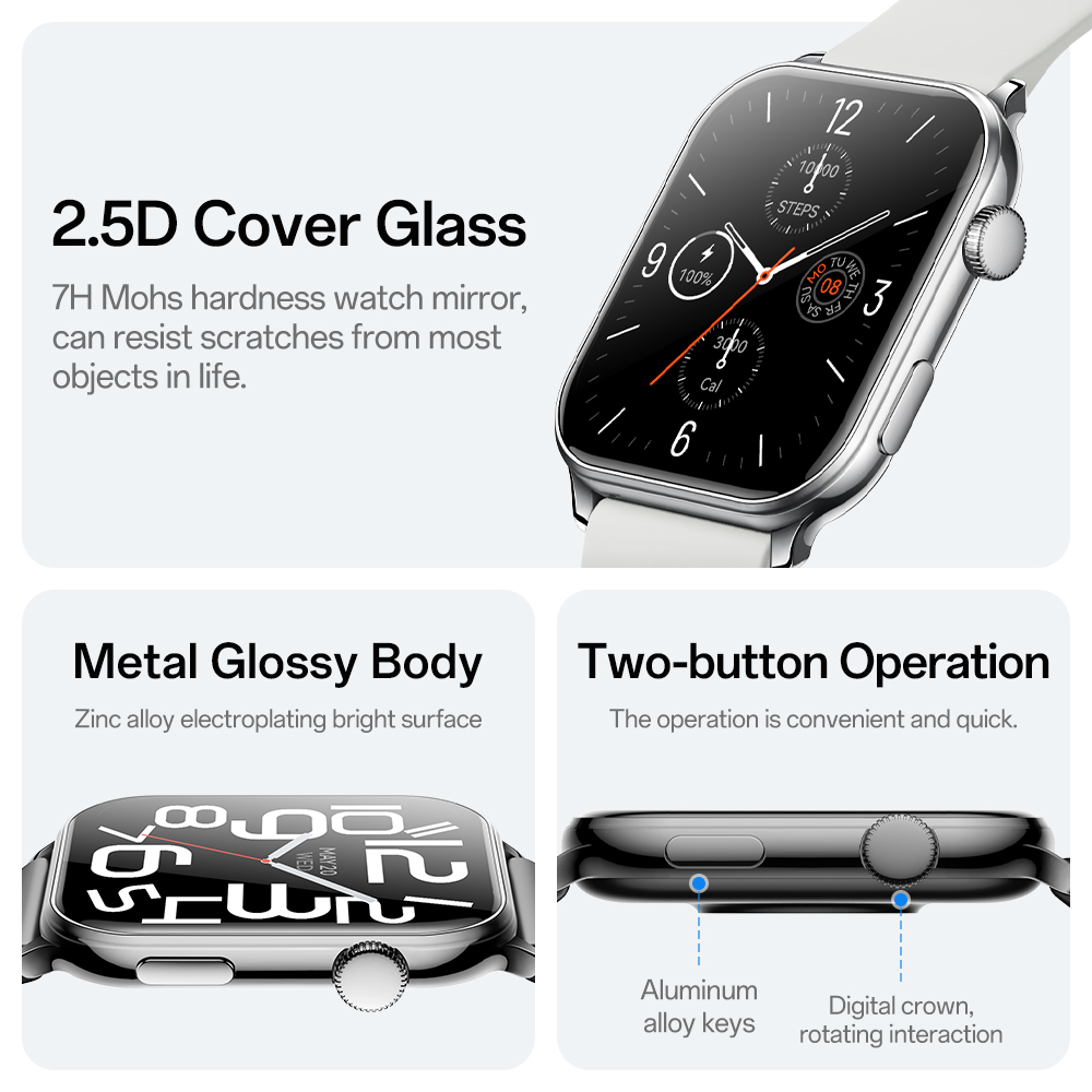 ساعة ذكية Aolon GTS3 بشاشة AMO - مراجعة Smartwatch Watch Whatsapp وسعره
