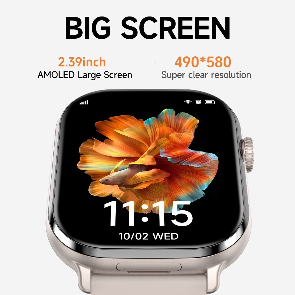 ساعة ذكية VP69 5G LTE بشاشة AM - مراجعة Smartwatch Watch Whatsapp وسعره