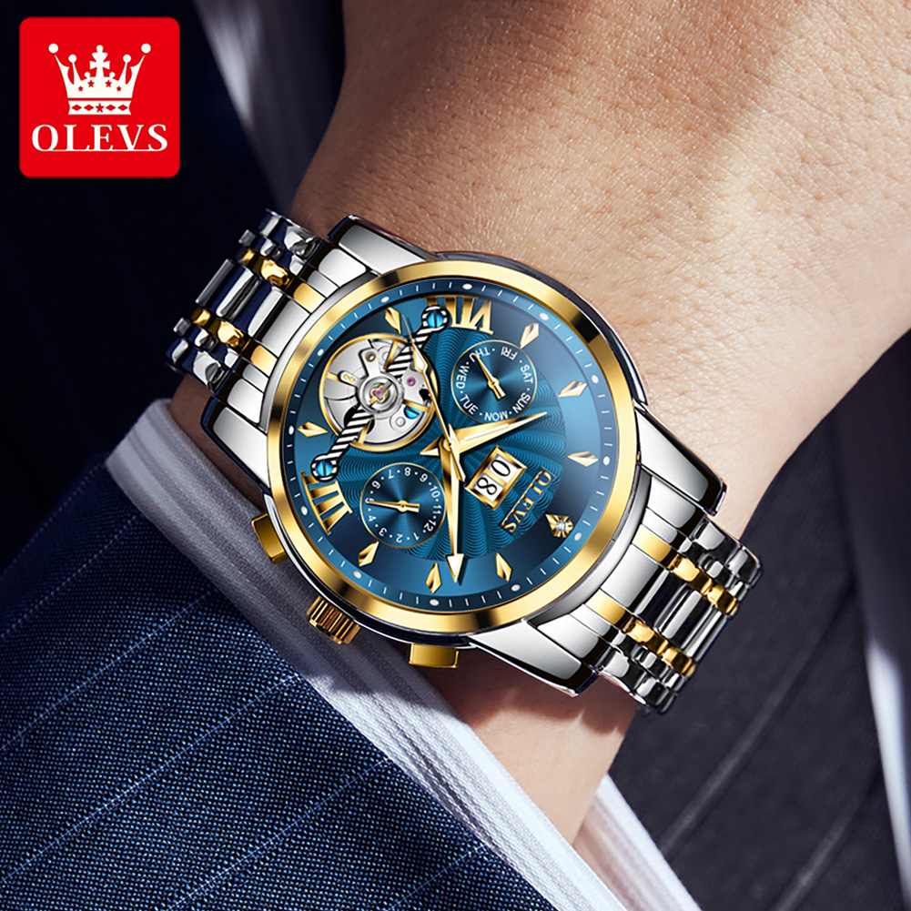 ساعات رجالية OLEVS فاخرة عصرية - مراجعة Anti-Magnetic Watch وسعره