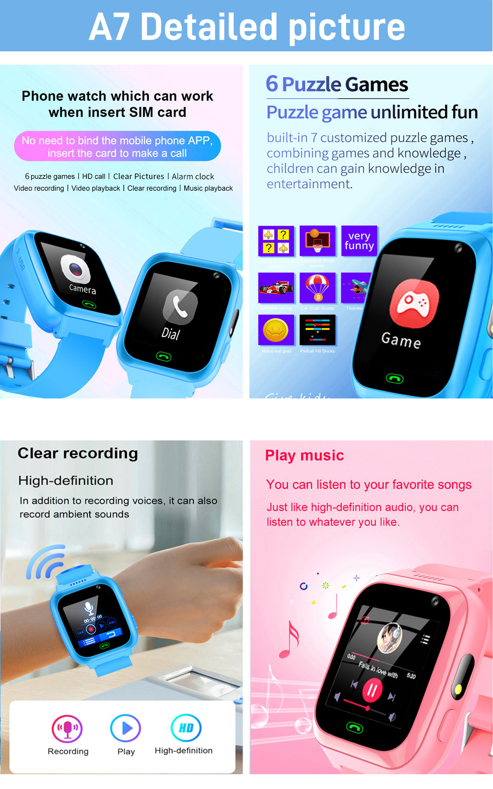 2G 4G الاطفال ساعة ذكية الهاتف - مراجعة Smartwatch Watches For Kid Boy Waterproof وسعره