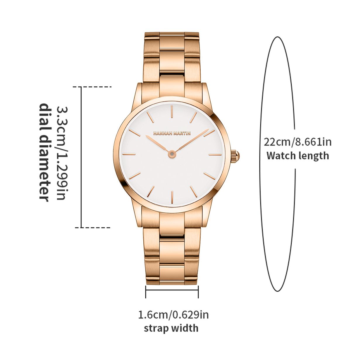 ساعة نسائية من الفولاذ المقاوم - مراجعة Anti-Magnetic Watch وسعره