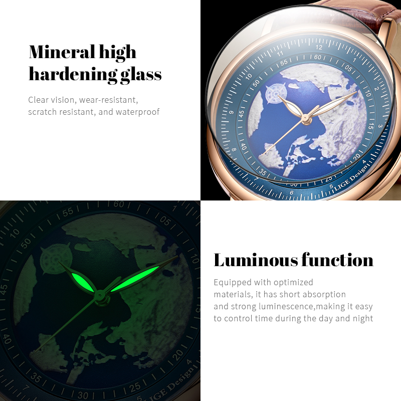 ساعة يد رجالية فاخرة من LIGE 2 - مراجعة Smartwatch Branded Watches For Men وسعره