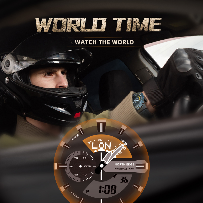 NORTH EDGE ساعة ذكية للرجال ال - مراجعة Smartwatch Professional Watches For Men وسعره